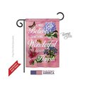 Gardencontrol Always Believe 2-Sided Impression Garden Flag - 13 x 18.5 in. GA594648